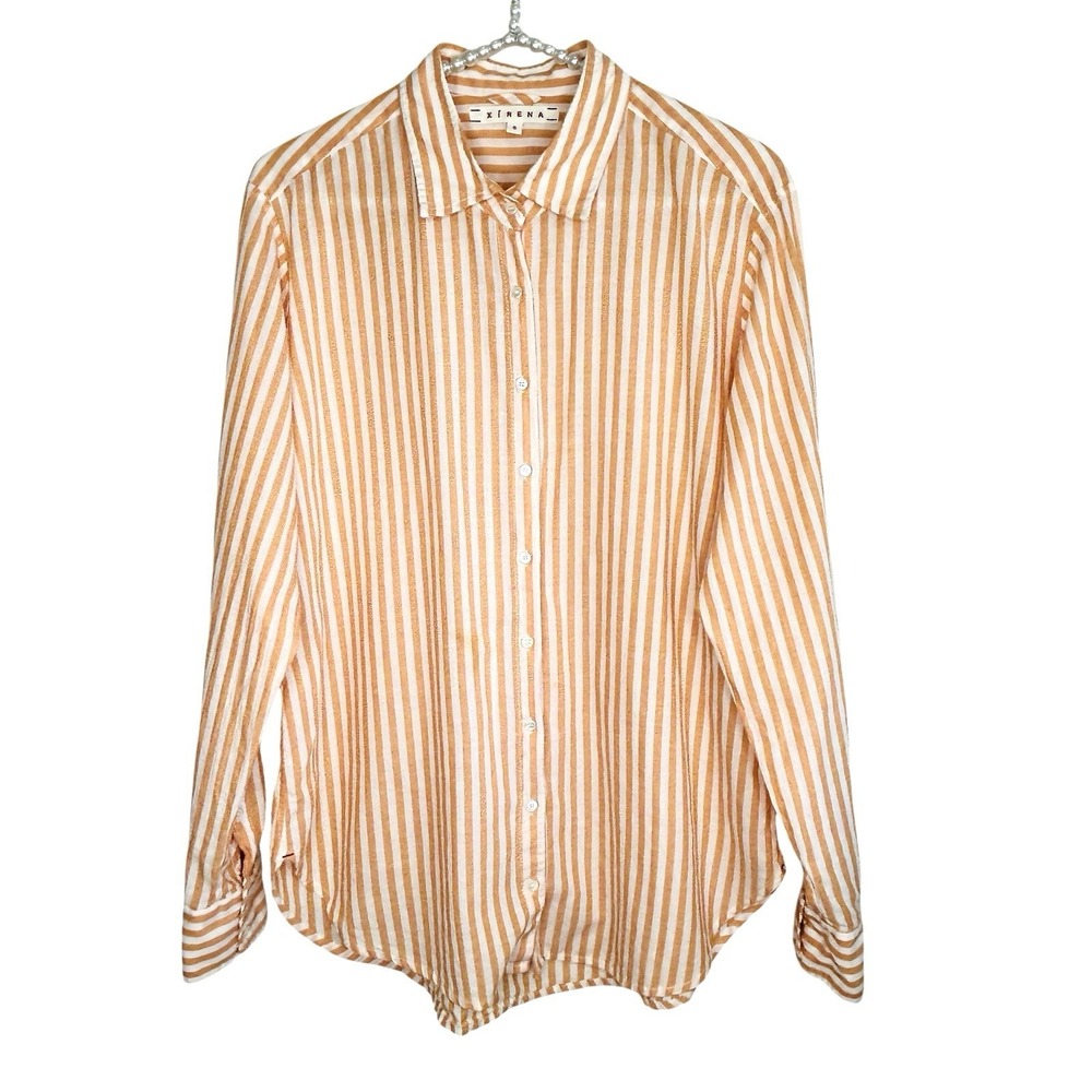 Gently used Xirena Beau Shirt Small Preppy Classic Button USA